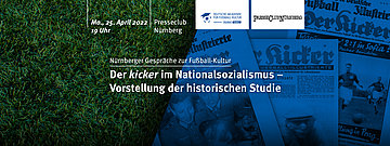 Zur Veranstaltung "Der kicker im Nationalsozialismus"