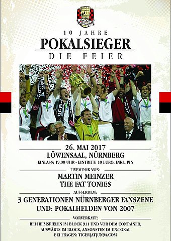 Zum Event "10 Jahre Pokalsieger"