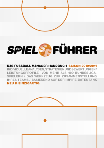 Zum Artikel: Der Spielführer