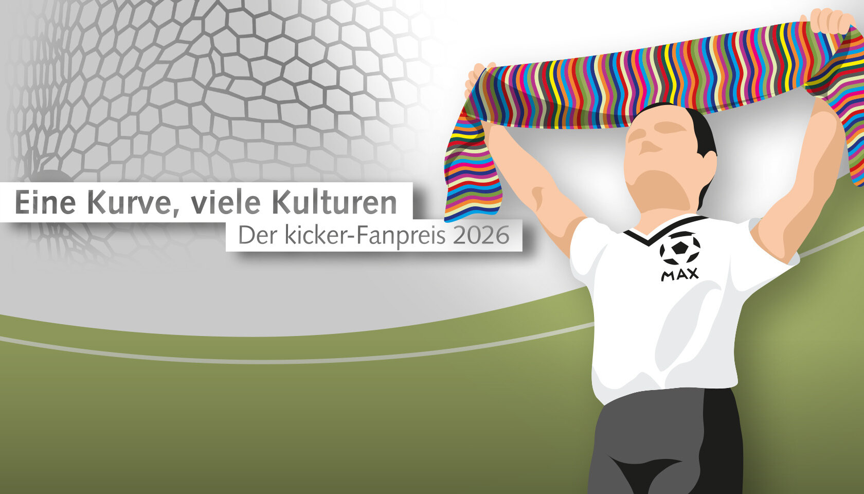Zum Artikel: Eine Kurve, viele Kulturen - Der kicker-Fanpreis 2026