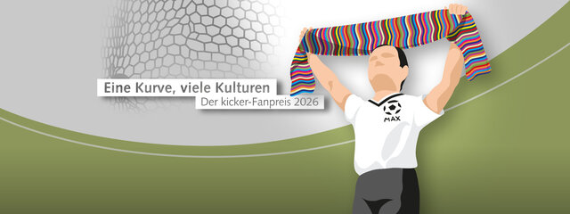 Zum Artikel: Eine Kurve, viele Kulturen - Der kicker-Fanpreis 2026