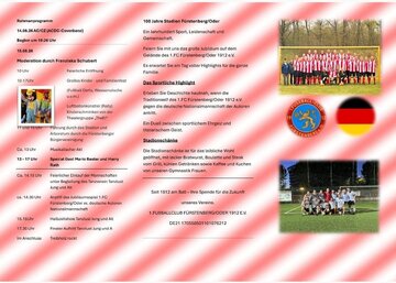 Zur Veranstaltung: "100 Jahre Stadion Fürstenberg/Oder"