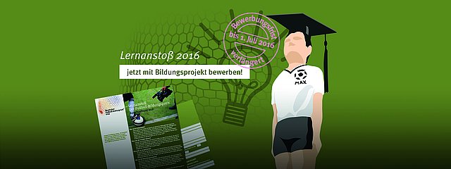Zum Artikel: Fußball-Bildungspreis »Lernanstoß«: Bewerbungsphase geht in die Verlängerung