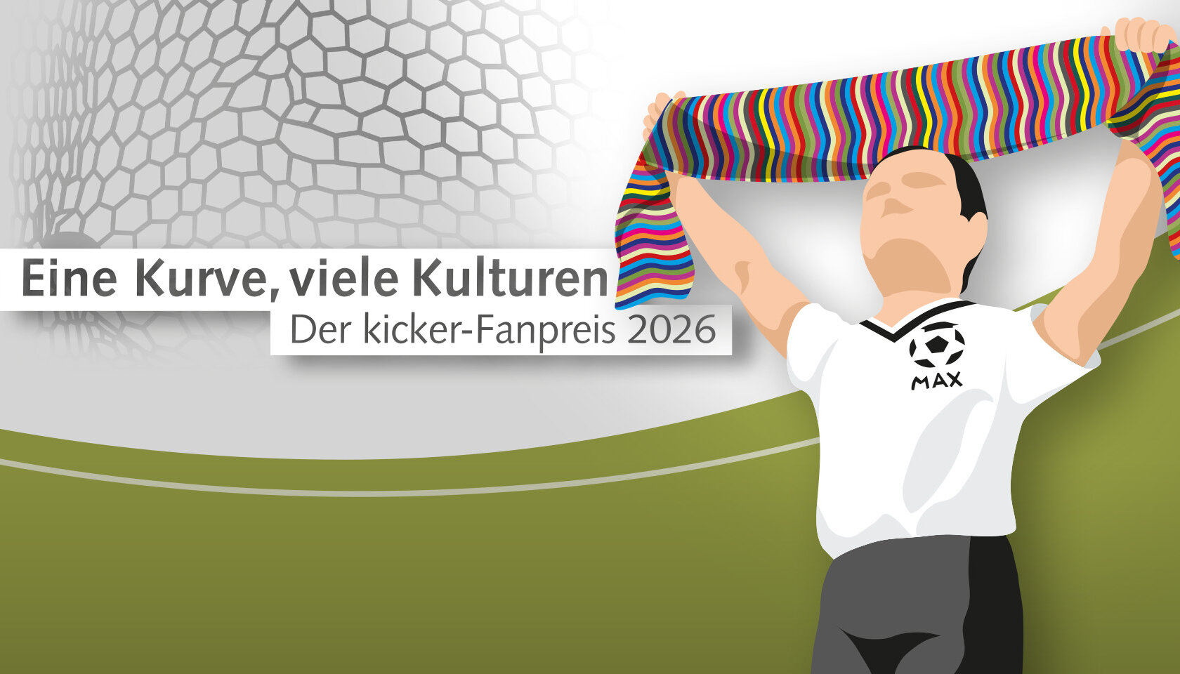 Zum Artikel: Eine Kurve, viele Kulturen - Der kicker-Fanpreis 2026