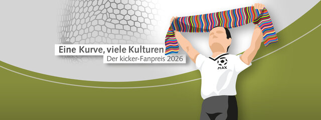 Zum Artikel: Eine Kurve, viele Kulturen - Der kicker-Fanpreis 2026
