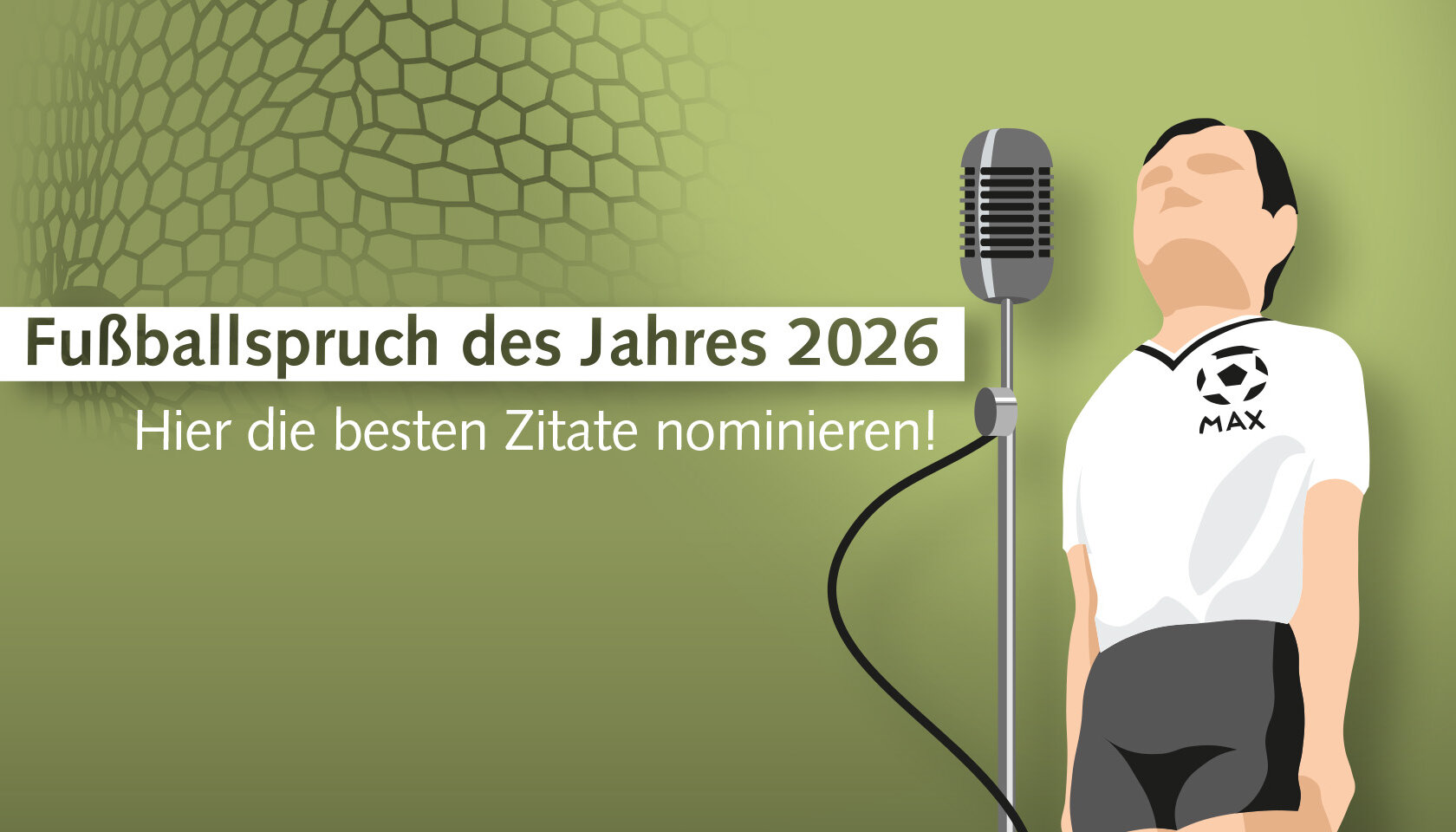 Zum Artikel: Jetzt Fußballsprüche einreichen