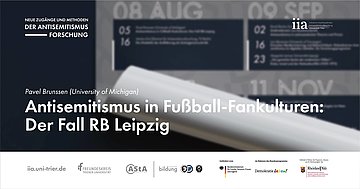 Zur Veranstaltung: "Antisemitismus in Fußball-Fankulturen"