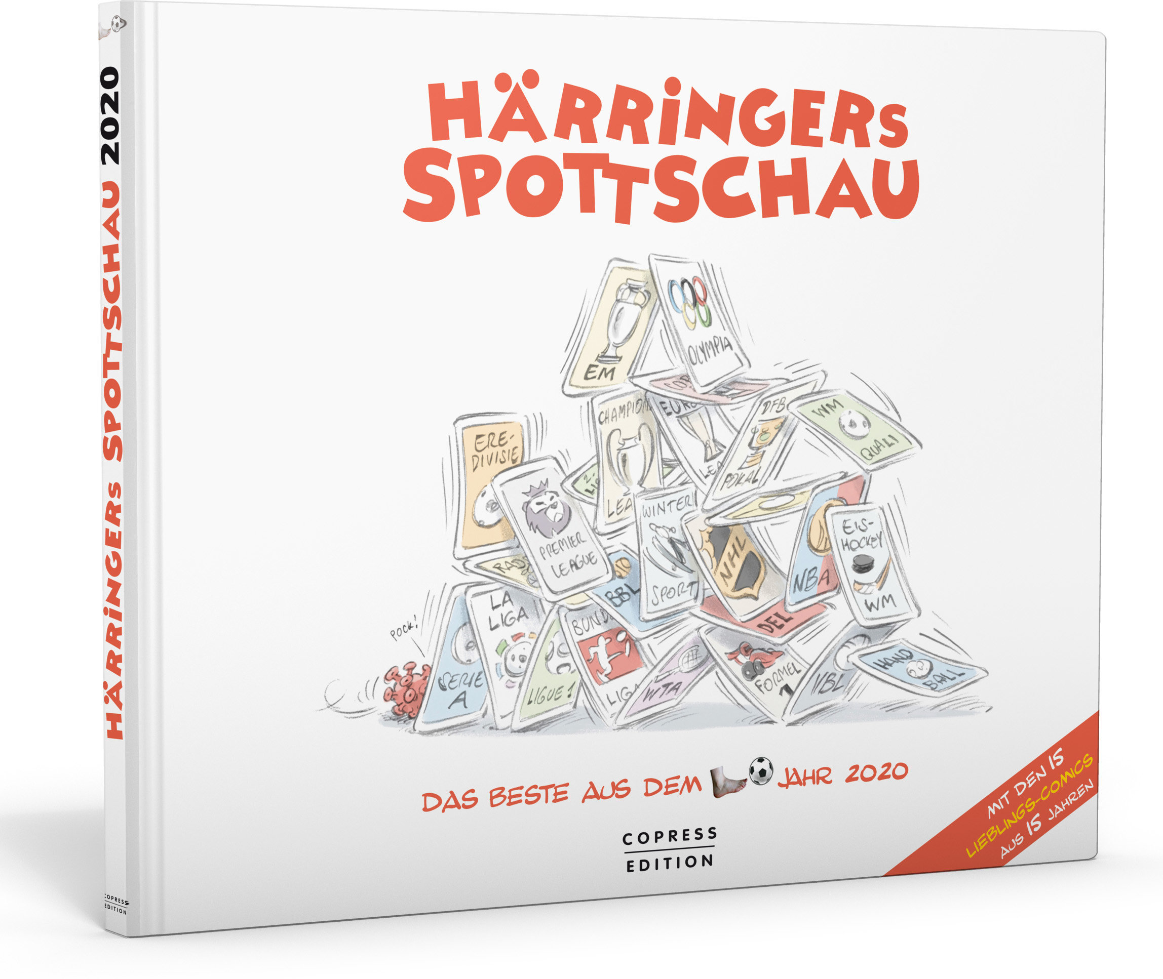 Buchcover Härringers Spottschau - Das Beste aus dem Fußball-Jahr 2021 von Christoph Härringer