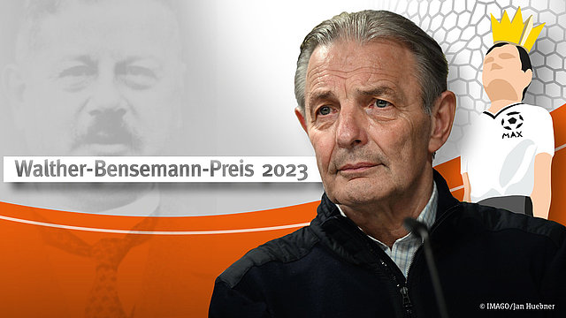 Zum Artikel "Eintracht-Legende Charly Körbel ist Walther-Bensemann-Preisträger 2023"