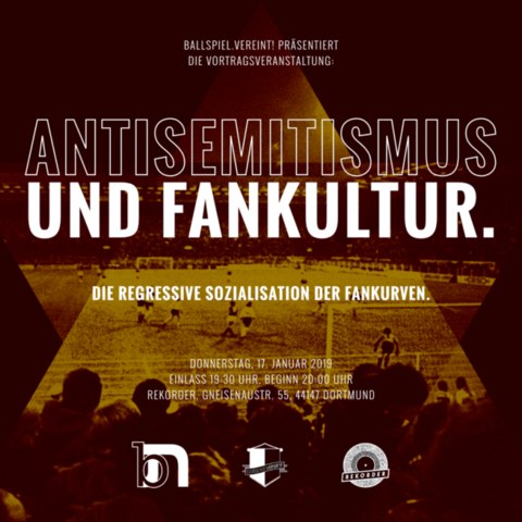 Zum Event "Antisemitismus und Fankultur"