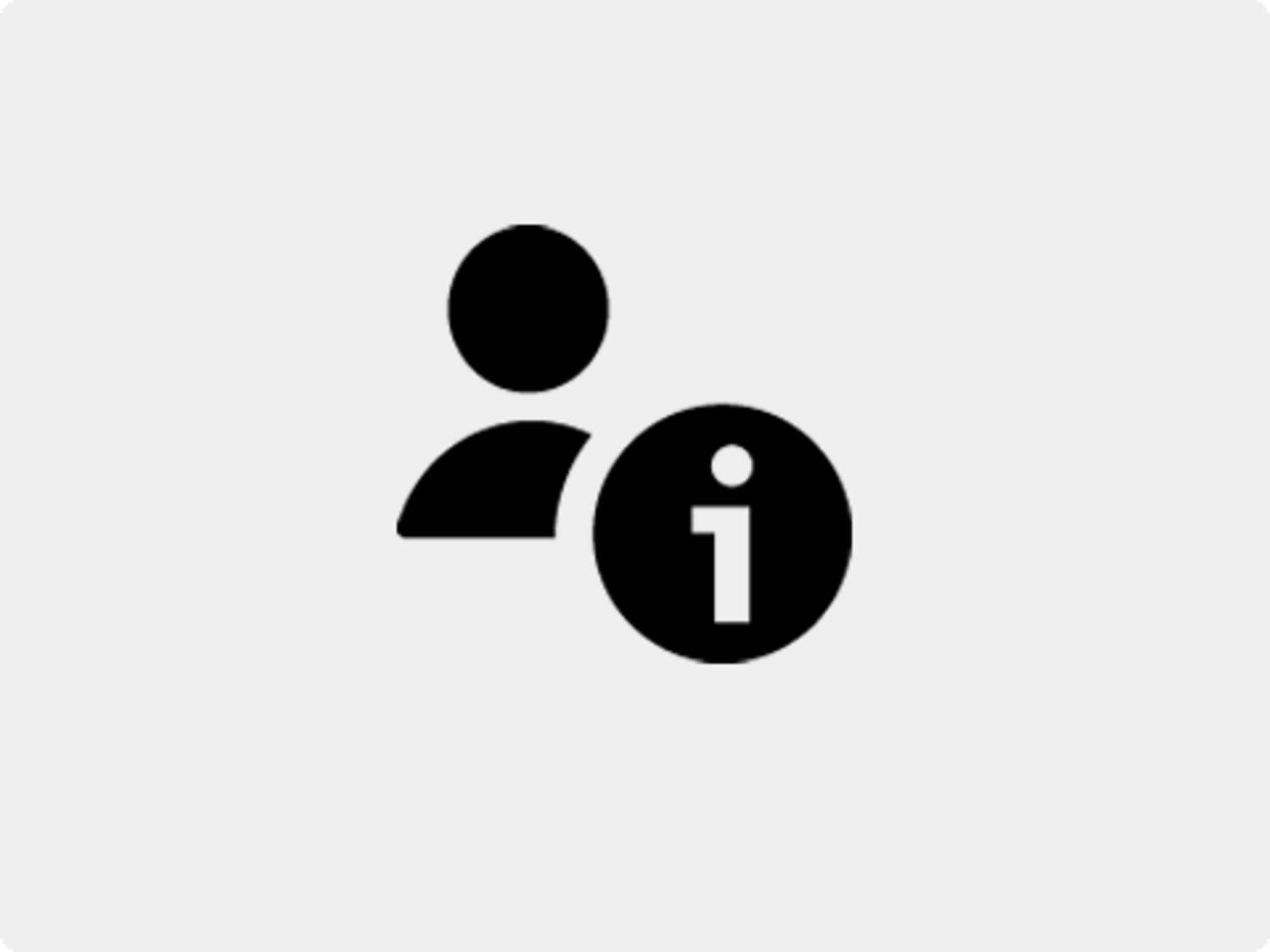Symbol für: Ansprech·person.