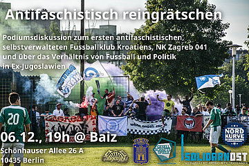 Zur Veranstaltung: "Antifaschistisch reingrätschen"