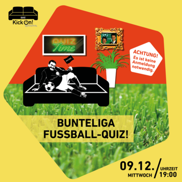 Zur Veranstaltung "Bunteliga Fußball-Quiz!"