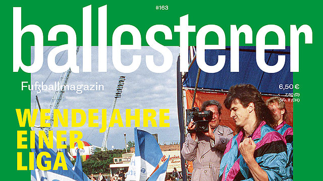 Zum Artikel "ballesterer #163 über die letzte Saison der DDR-Oberliga"
