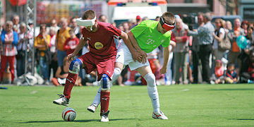 Zur Veranstaltung: "Aktionstag Blindenfußball"