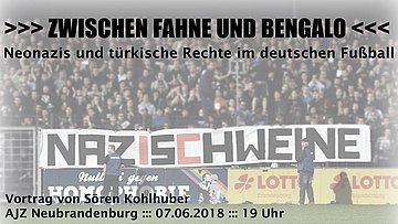 Zur Veranstaltung: "Zwischen Fahne und Bengalo"