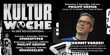 Zur Veranstaltung: "Kulturwoche in der SchücoArena"