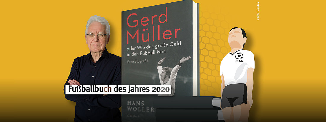 Die Biografie „Gerd Müller oder Wie das große Geld in den Fußball kam“ von Hans Woller ist das Fußballbuch des Jahres 2020.