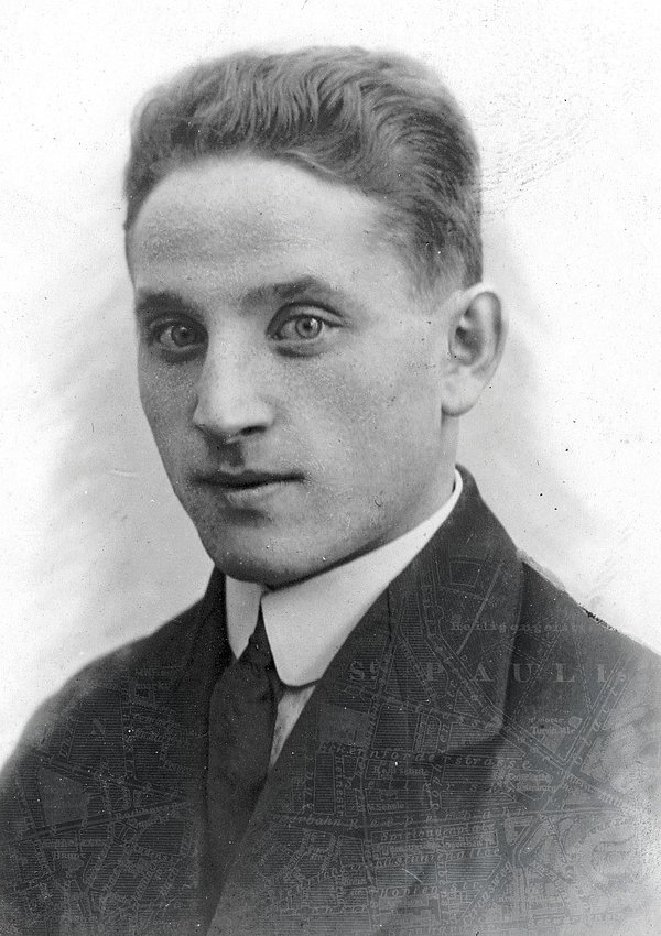 Max Kulik als junger Mann  