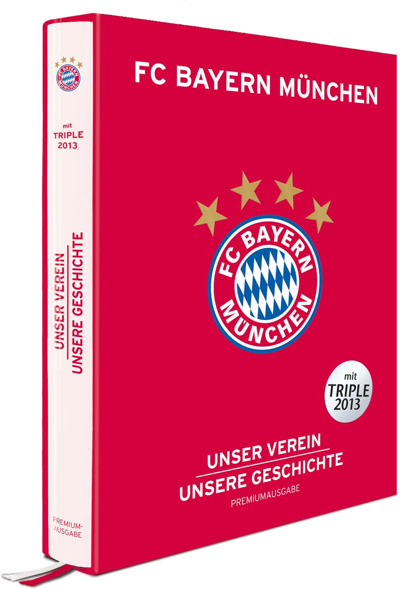 Buchcover FC Bayern München - Unser Verein, unsere Geschichte von Christoph Bausenwein