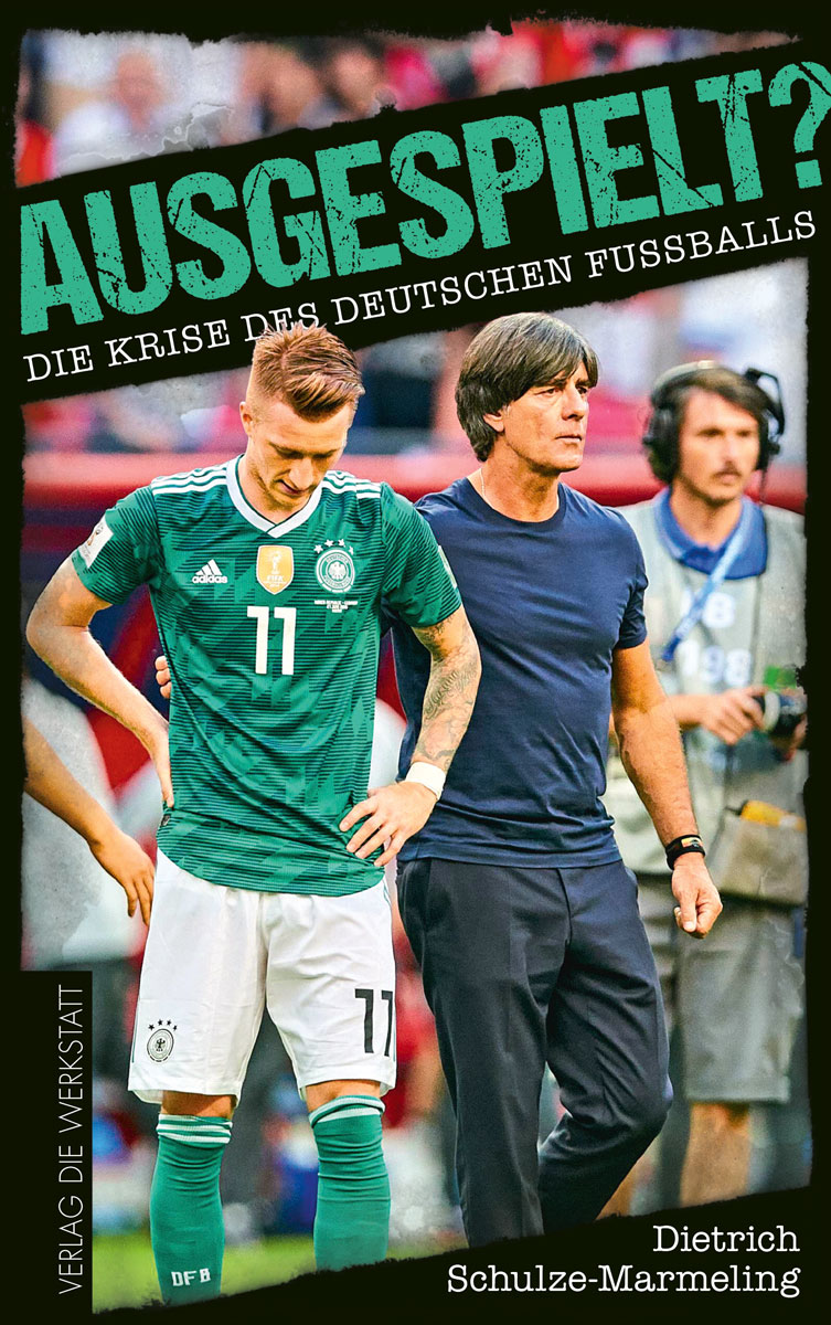 Buchcover Ausgespielt? - Die Krise des deutschen Fußballs von Dietrich Schulze-Marmeling